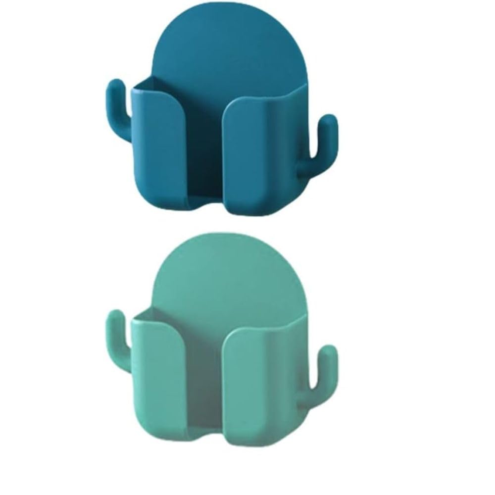 Karomouj KMA666 Wall Mount Phone Holder Mobile Charging Stand with 2 Hook Phone Holder for Bedroom Kitchen Bathroom Office (Random Color,Pack of 2) (B0CHMPTY5S) Amazon Price History, Amazon Price Tracker