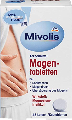 Preisvergleich Produktbild Mivolis Magentabletten, 45 Lutsch- / Kautabletten