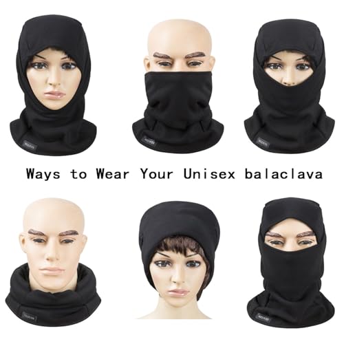 Balaclava térmico para hombre y mujer, máscara facial antiviento para esquí y motocicleta, gorro para deportes de invierno miniatura 5