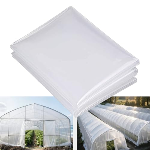 Invernadero película de plástico transparente de 0.12 mm de grosor y tamaño 3x20m para agricultura 2