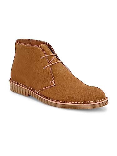 Image of Harrytech London Men's Lace up Casual Italian Real Suede REAL LEATHER Ankle Chukka Boot for Men