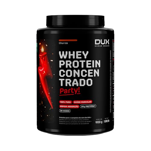 Whey Protein Concentrado Pote (900g), Churros, Dux Human Health