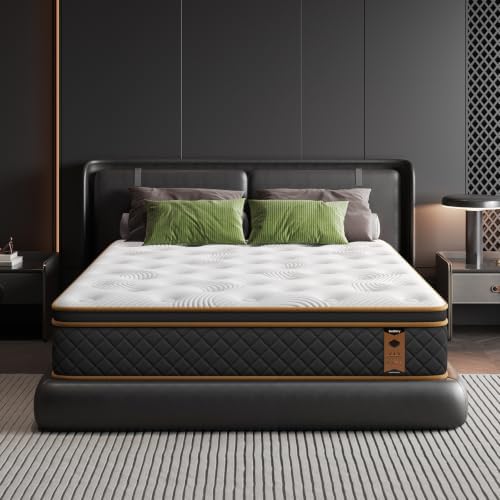 BedStory 26cm Höhe Matratze 100x200cm,Taschenfederkernmatratze | Matratze H3 Höhe 26cm mit Öko-Tex Zertifiziert, 7 Zonen Taschenfederkernmatratze Mittelfeste,Federkernmatratze Komf
