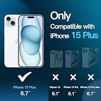 JETech Schutzfolie für iPhone 15 Plus, 3 Stück – Ansicht 3