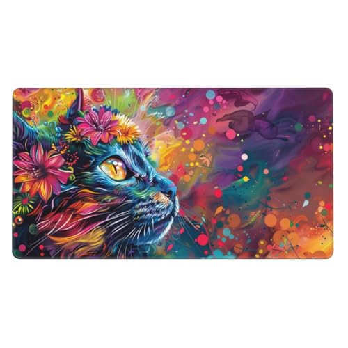 Tapis De Souris Architecture Tapis De Souris Gamer Bateau Tapis De Souris XXL 1000X500X3Mm, Tapis De Bureau antidérapant Étanche, sous Main Souris À Bords Cousus, pour Personnel De Bureau Accessoire