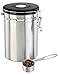 Produktbild Rosenstein & Söhne Kaffeedose Co2 Ventil: Kaffeedose mit Kalenderblatt, C02-Freigabeventil und Messlöffel, 1,9 l (Edelstahl Dose, Kaffeebehälter, Espresso)