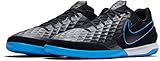 nike tiempo 2019 Grain leather, Synthetic Nike Mens Legend 8 Academy Indoor Football Trainers, Black, 43 EU