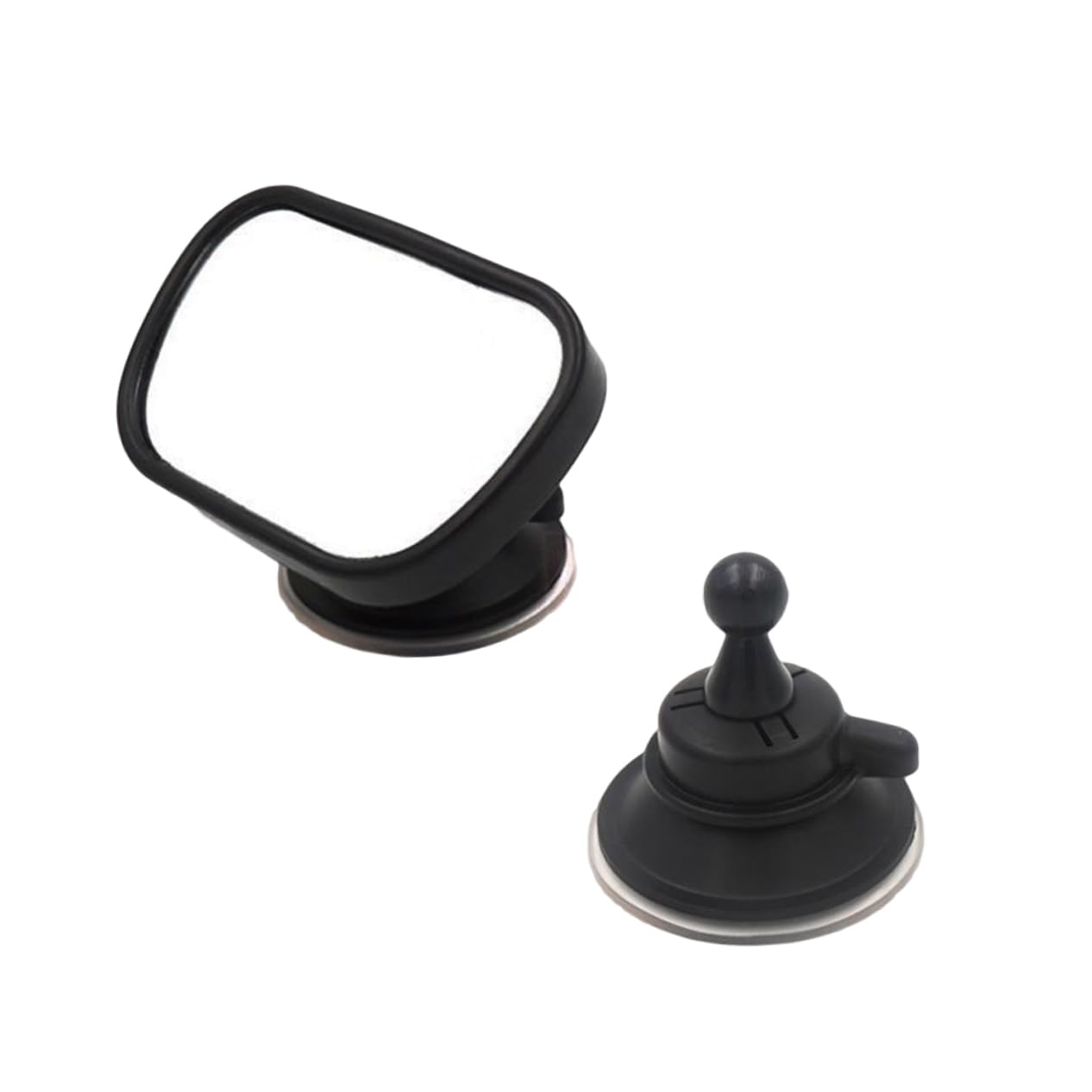 Beatifufu Adjustable Rearview Mirror Suction Mirror for Blind Safe Driving Parking