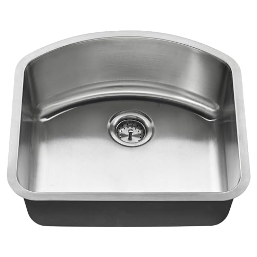 American Standard 18SB.232100S.075 Danville 23" x 21" Single Bowl Kitchen Sink, Stainless Steel
