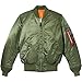 Alpha Industries MA-1 Bomber Flight Jacket - Fighter Pilot Flight Jacket - Sage, LT