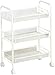 TXXM Beauty Carrello Cucina Scaffale per Uso Domestico Pavimento Multi-Layer Storage Scaffale Verdure Scaffale per Camera da Letto Mobile (Color : White)