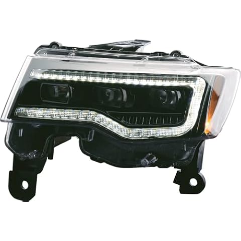 COPLUS Infinite Series Bi-LED Headlights w/LED DRL for 2017-2021 Grand Cherokee Cover