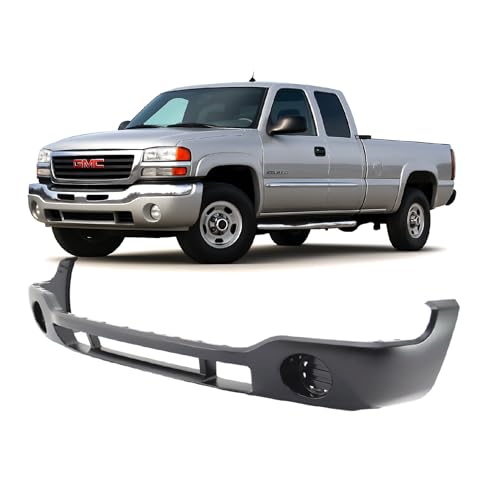 Image of FitParts Compatible with GMC Sierra 2003-2007 Front Lower Bumper Cover | Primed, Hybrid /Denali, Ready to Paint, OEM 12335964, GM1000685