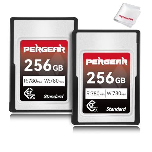 Pergear Standard Series 256GB CFexpress Type A Memory Card, Up to 780MB/s Read Speed and 780MB/s...