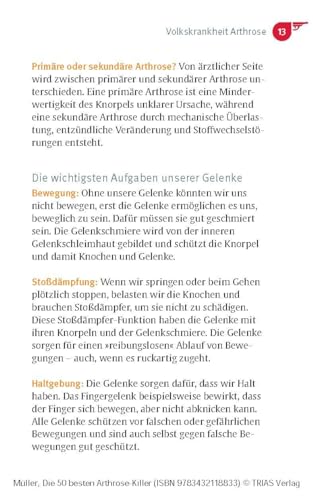 Die 50 besten Arthrose-Killer