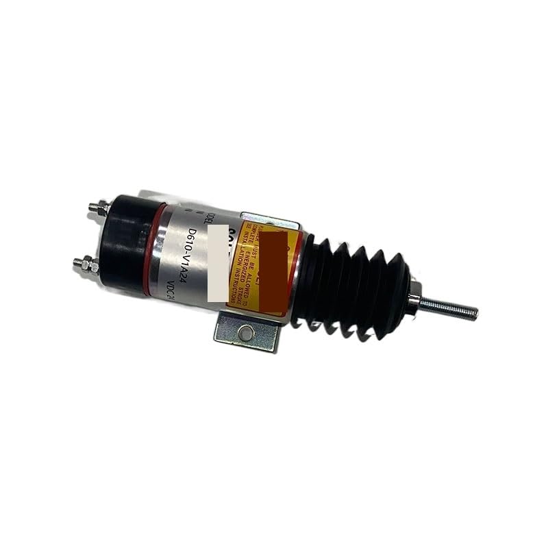 Excavator Loader Parts Shut-Off Solenoid Valve 12V 24V for D610-A1V24 D610A1V12 D610-A1V12(1)