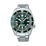 Seiko PROSPEX AUTOMATIC G.M.T DIVERS orologio da uomo in acciaio inox SPB383J, Argento/Verde, Bracciale