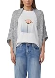 S.OLIVER LEICHTER STRICK-PONCHO AUS BAUMWOLLMIX IN O-SHAPE