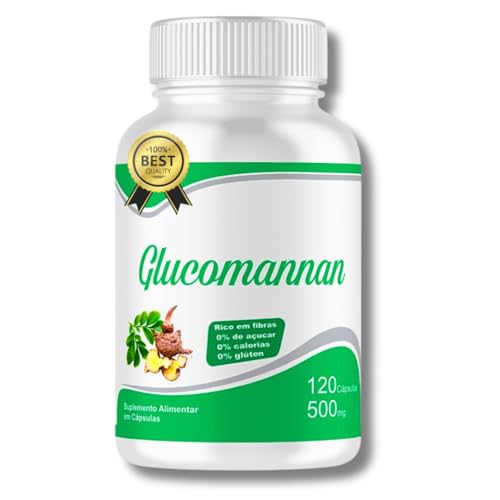 Glucomannan Puro 120 Cápsulas 500mg