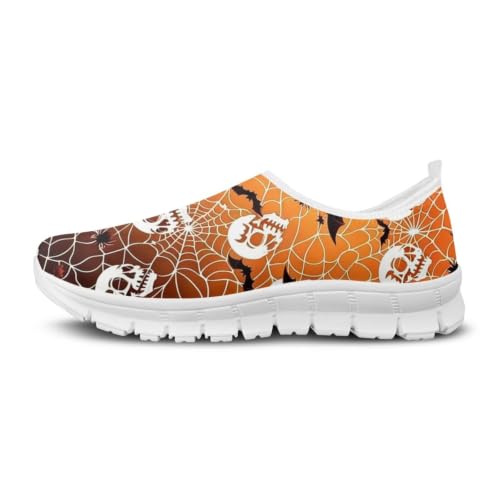 Image of Floral Sneakers for Women Colorful Art Shoes for Women Slip On Casual Work Shoes