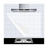 HaloVa Kitchen Backsplash Wallpaper Stickers Waterproof Oilproof High Temperature Resistant Transparent Environment-Friendly PVC, 23