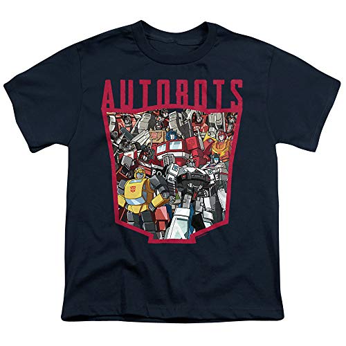 Popfunk Transformers Autobot Collage Youth T Shirt (Medium)