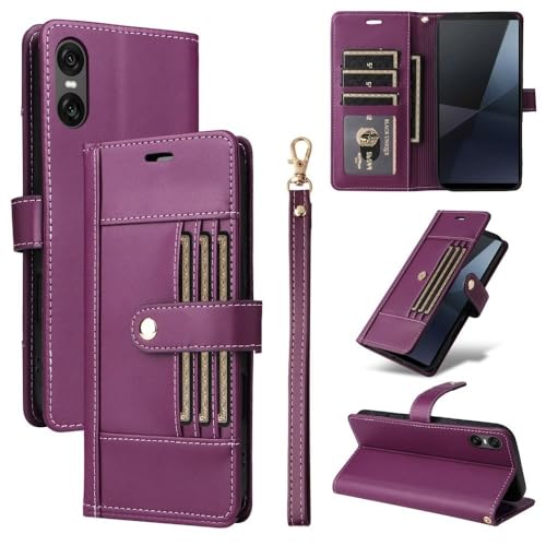 Housse Sony Xperia 10 VI 2024 violette idéale pour sorties et voyages