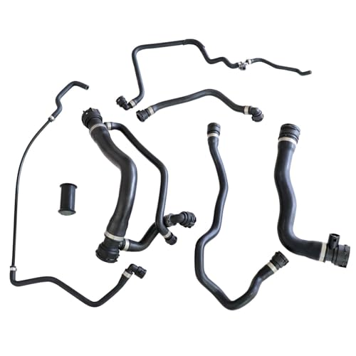 FZJDSD Radiator Coolant Water Hose Pipe Kit (7 Hoses) Compatible with BMW 550i 650i 2006 2007 2008 2009 2010 Replace 17127542540 11531436409 17127519248 17127534917 17127568246 11531438634 11511439976 by FZJDSD - Used condition - US$71.93