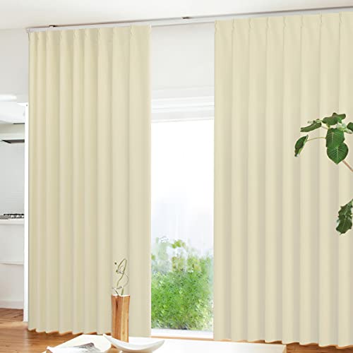 �J�[�e������Ȃ� �Đ�PET��48���g�p �uK-wave-D-eco48 plain�v�G�R48�v���[�� ���{�� �h�� ���x���t�y18�F×140�T�C�Y�z 1���Ռ��J�[�e��2���g / A�t�b�N �ۉ��ۗ� �f�M ���C�g�x�[�W�� ��125×��225cm �ȃG�l �T