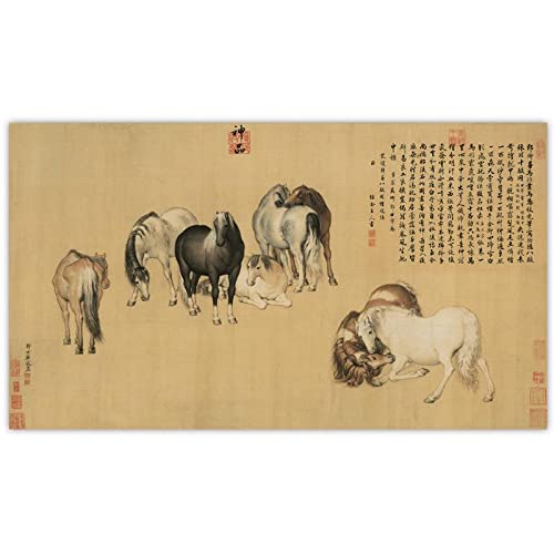 h13# 八骏图 中国古書画 画家郎世宁(清) 神品 Amazon.co.jp: h13 八骏图 中国古書画 画家郎世宁清 神 : ホーム