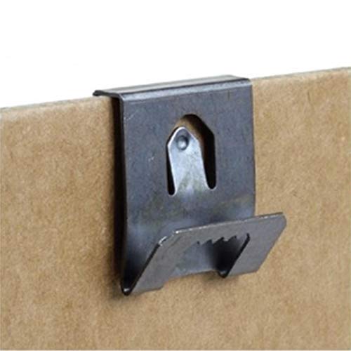 SISI UK® Clip Over Sawtooth Frame Hanger 2-3mm Board (20 Pack) Picture Hanging