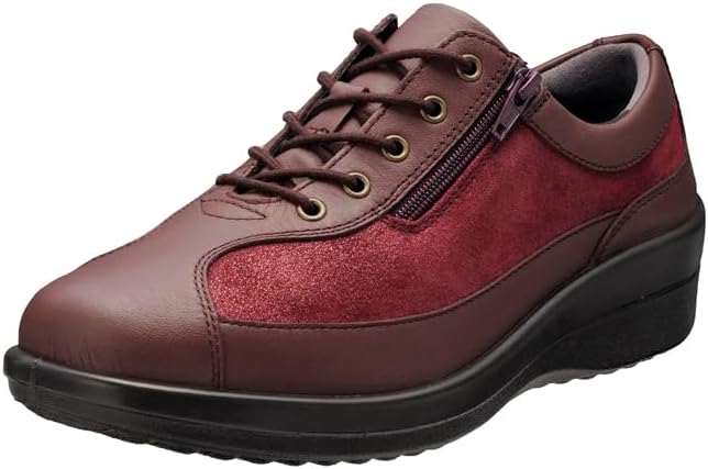 Achilles Sorbo 4E ASC 5470 Women’s Walking Shoes, Genuine Leather, Wide, Easy to