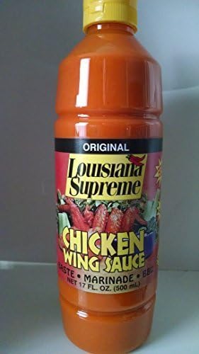 Louisiana Supreme Chicken Wing Sauce 17 Oz (2-pack) by Louisiana Supreme