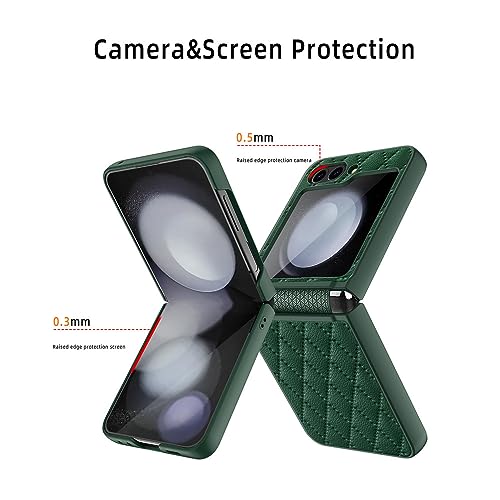 Étui en cuir PU Galaxy Z Flip 5 ENILSA finition haut de gamme - 4