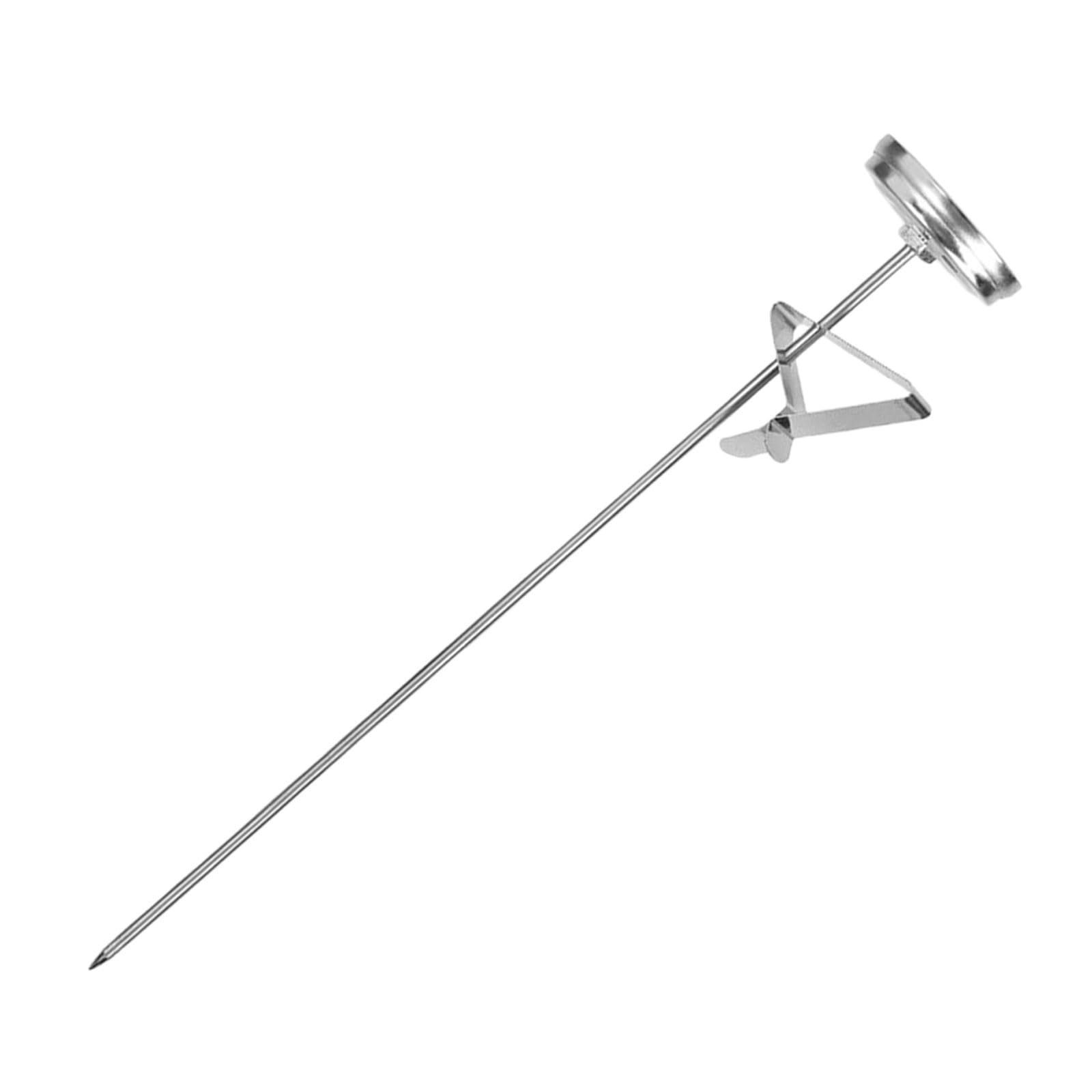 Tsophreniq 30Cm Read Food 280°C Cooking With Large For Candy Fry Bbq & Oven Grills Barbecue Temperature Gauge