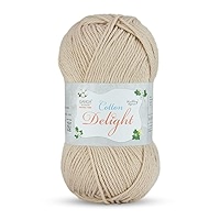 Ganga Acrowools Cotton Delight, Dk Weight Cotton Yarn, Oekotex