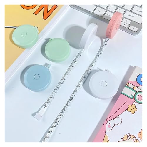 Cinta métrica flexible doble escala para costura 2M miniatura 4