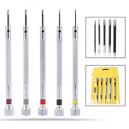 Preisvergleich Produktbild LHKJ 5 Stücke Präzisions Schraubendreher Set,Uhr Reparatur Werkzeug