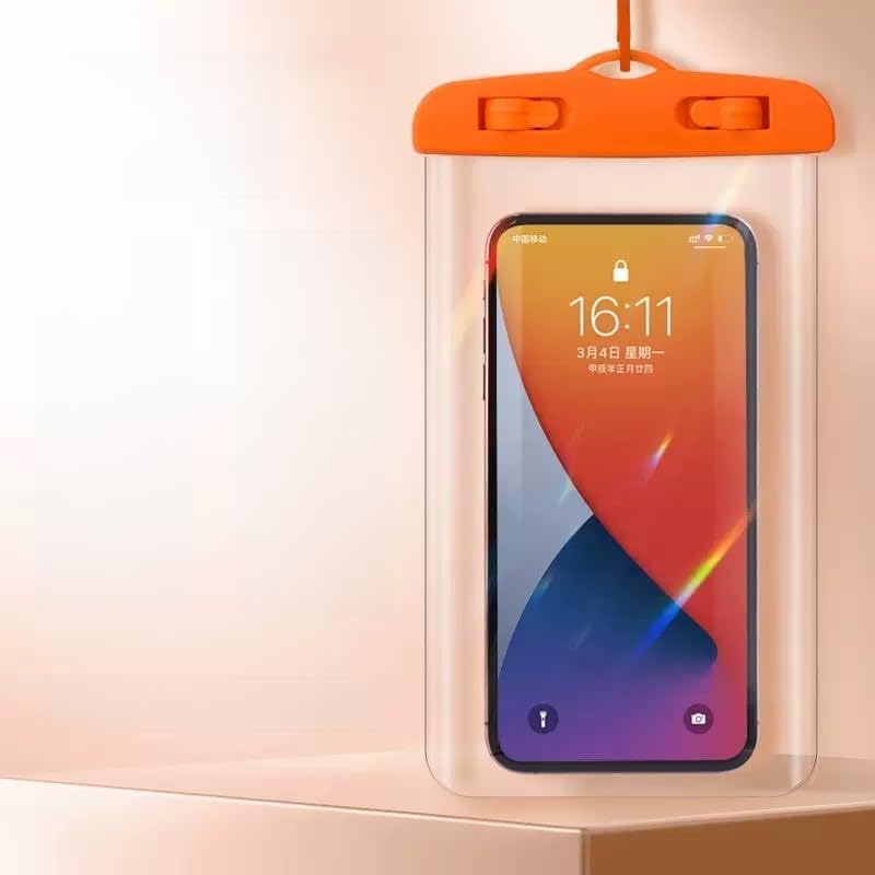 Custodia impermeabile per telefono, custodia impermeabile IPX8 da 7,5 pollici per iPhone 17 16 15 14 Pro Max, Galaxy S25+ S24+, borsa asciutta per cellulare con cordino per spiaggia, vacanze, viaggi