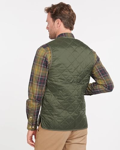 Barbour Mens Waistcoat/Zip-in Liner - Quilted 38 Olive3