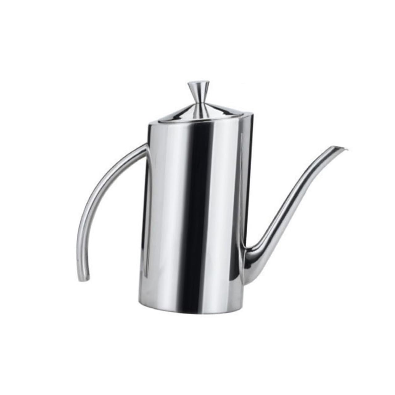 VICASKY Distributore Olio Acciaio Inox 500ml Bottiglia Erogatrice Antigoccia Coperchio per Cucina Casa e Ristorante Contenitore per Aceto Salsa e Condimenti Liquidi
