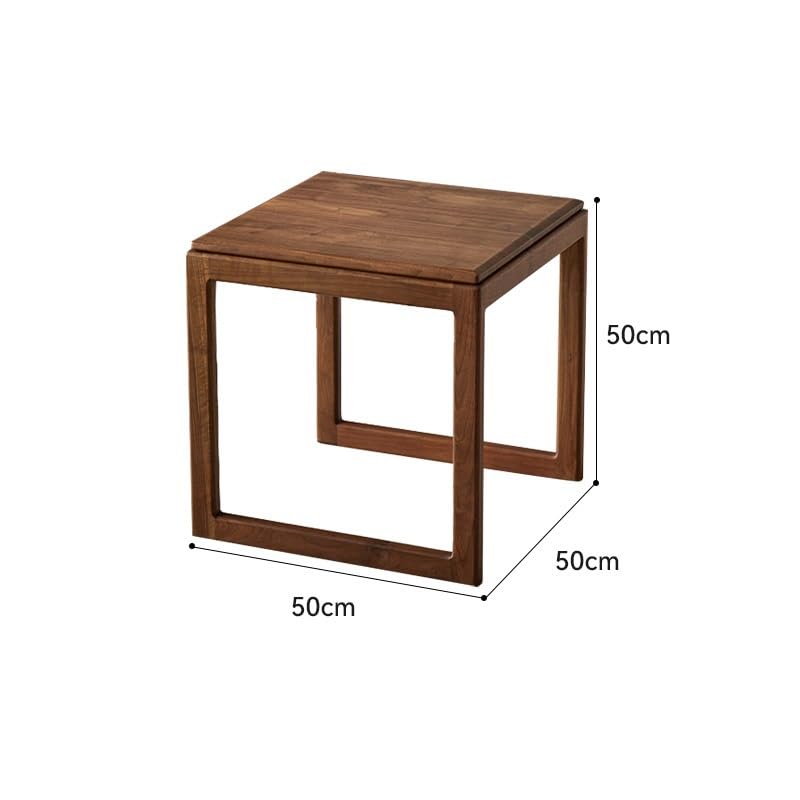 eexbz Sofa Wooden Sofa Side Table Chinese Style Simple Square Sofa Small Coffee Table Living Room Table Sofas for Living Room