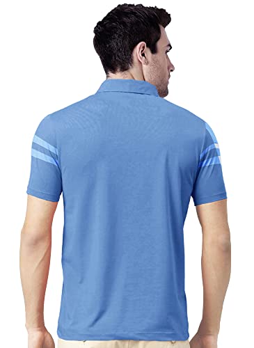 Image of Nobel Monk Men's Regular Fit Polo T Shirt |Half Sleeves |Collar Tshirts |Casual T-Shirt for Men