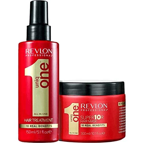Kit Uniq One Revlon Leave In 150ml + Super Mascara 300ml