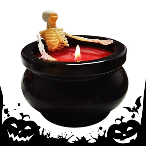 Bougies gothiques anti-coulure pour une table d'Halloween sans taches