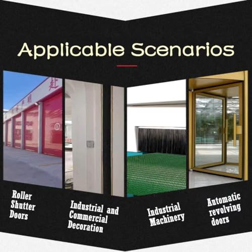 Burlete de cepillo de 40 pulgadas para puertas industriales de garaje con sello inferior 7
