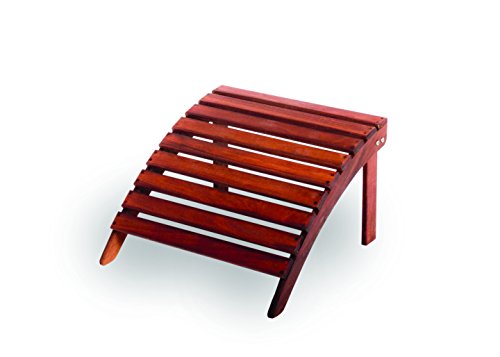 Preisvergleich Produktbild Adirondack Fußstütze, aus exklusivem Mahagoni Hartholz, geölt, Edelstahlverschraubungen