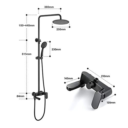 Cour de Douche ui en acier brossé pour cabine italienne moderne