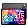 DOOGEE Tab A9 Pro+ Tablet Android 15, Tablet 11 Pulgadas 30GB+ 128GB/2TB, Batería 8580mAh, Tablets Gaming Octa-Core, Tableta PC con 5G WiFi/13MP+5MP/Widevine L1/Doble Altavoz/Face ID/OTG Tableta Niños