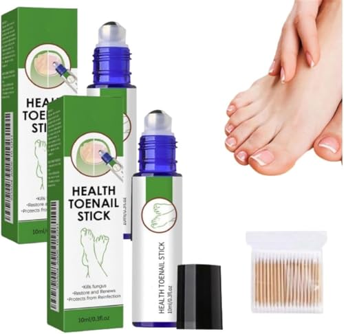 Nailshield Toe Nail Stick,Nail Shield Anti Fungal Stick Roll On,Monsalife Nail Shield Stick,Fungal Nail Repair Stick,Nail Care Roller Balls,Natural Nail Strengthener For Damaged Nails (2 Pcs)
